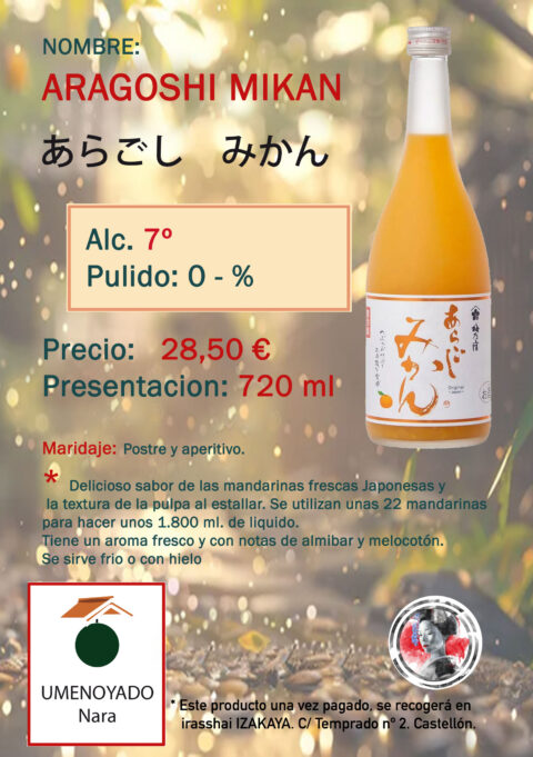 Sake Aragoshi Mikan